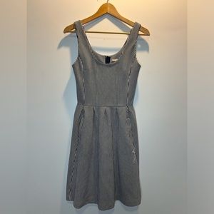 Banana Republic blue & white stripe dress